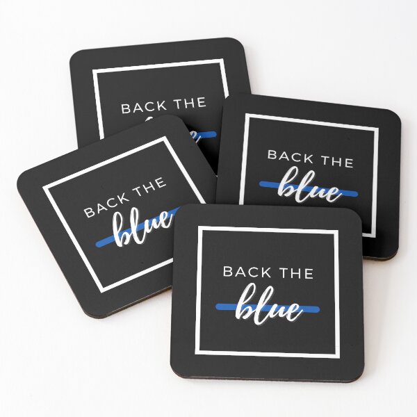 Item preview, Back the Blue Police Designs with White Boarder designed and sold by OverdriveArtCo.