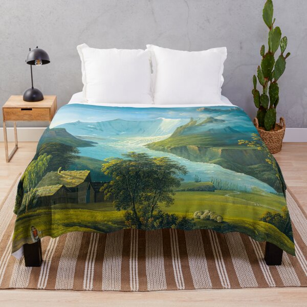 Item preview, The Glacier of Grindelwald with Mountain Peaks Fieschhorner and Hornligrat ,swiss alps glacial mountain designed and sold by TeeARTHY.