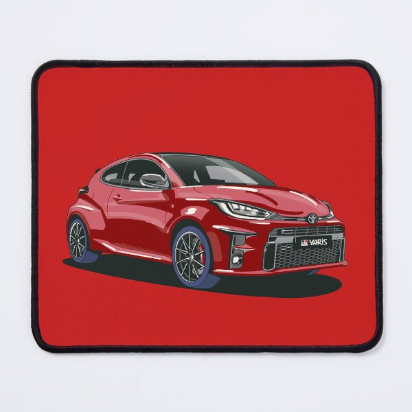 Item preview, Toyota GR Yaris in Scarlet Flare designed and sold by Webazoot Industries - Car Art.