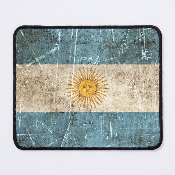 Item preview, Vintage Aged and Scratched Argentinian Flag designed and sold by JeffBartels.