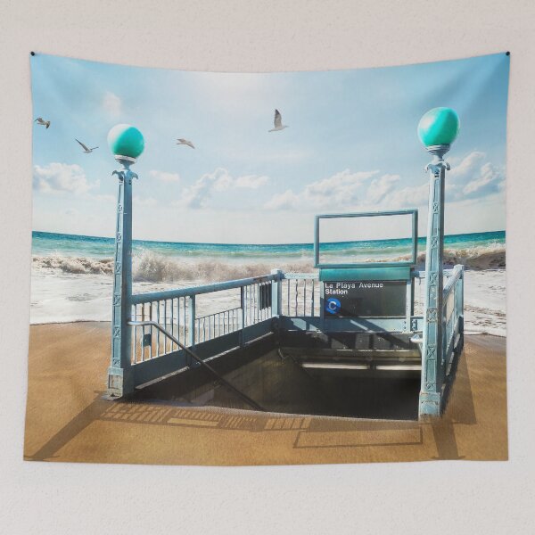 Item preview, La Playa Avenue Station NYC Subway  designed and sold by summattodraw.