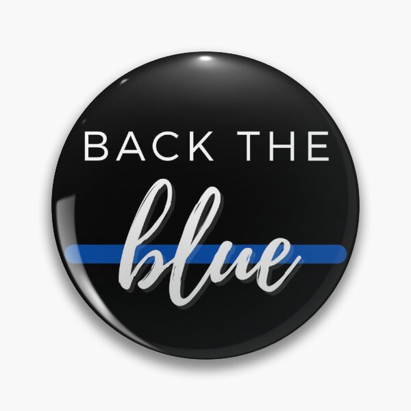 Item preview, Back the Blue Police Designs with White Boarder designed and sold by OverdriveArtCo.