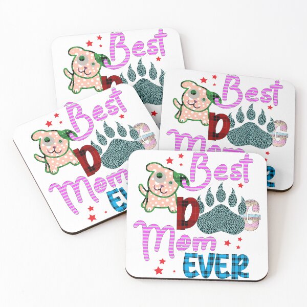 Item preview, Best Dog Mama Ever Mother Dog Lover Love Puppy Bulldog Boxer Bull Terrier Dad Best Pug Dad Pug Love Ever Gift Premium Apparel Funny Holiday Xmas designed and sold by DesignByHeartUK.