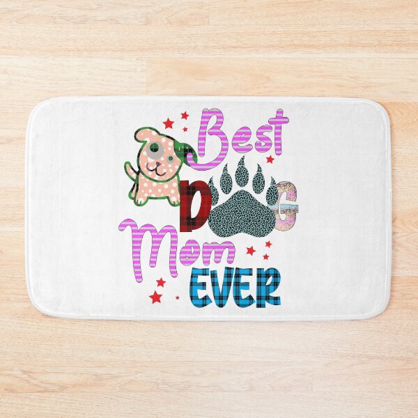 Item preview, Best Dog Mama Ever Mother Dog Lover Love Puppy Bulldog Boxer Bull Terrier Dad Best Pug Dad Pug Love Ever Gift Premium Apparel Funny Holiday Xmas designed and sold by DesignByHeartUK.
