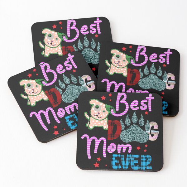 Item preview, Best Dog Mama Ever Mother Dog Lover Love Puppy Bulldog Boxer Bull Terrier Dad Best Pug Dad Pug Love Ever Gift Premium Apparel Funny Holiday Xmas designed and sold by DesignByHeartUK.