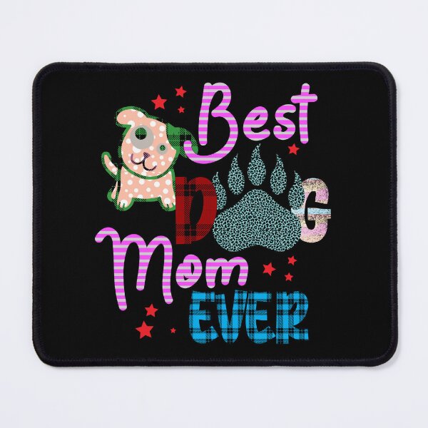 Item preview, Best Dog Mama Ever Mother Dog Lover Love Puppy Bulldog Boxer Bull Terrier Dad Best Pug Dad Pug Love Ever Gift Premium Apparel Funny Holiday Xmas designed and sold by DesignByHeartUK.