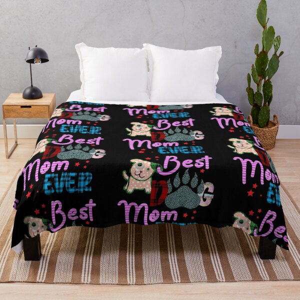 Item preview, Best Dog Mama Ever Mother Dog Lover Love Puppy Bulldog Boxer Bull Terrier Dad Best Pug Dad Pug Love Ever Gift Premium Apparel Funny Holiday Xmas designed and sold by DesignByHeartUK.