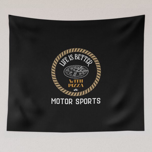 Item preview, Life Is Better With Pizza And Motor Sports Classic T-Shirt designed and sold by ximenagene.