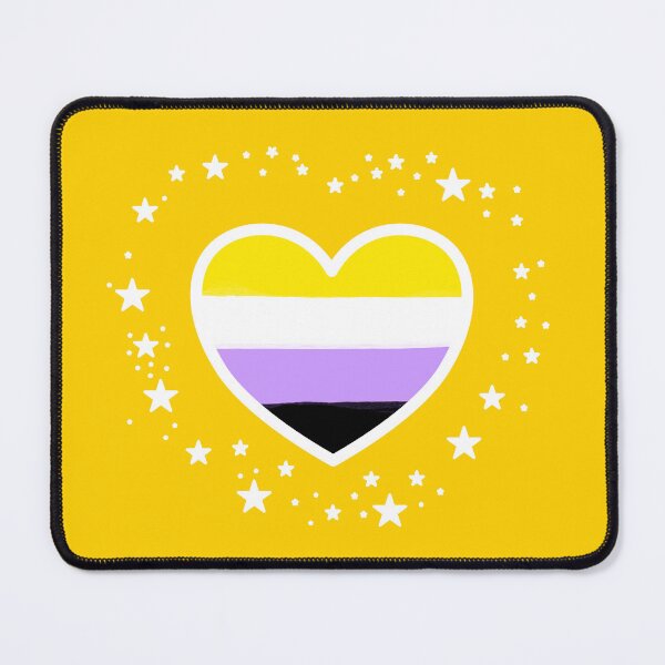 Item preview, Nonbinary Pride Heart designed and sold by PHNDZMND.