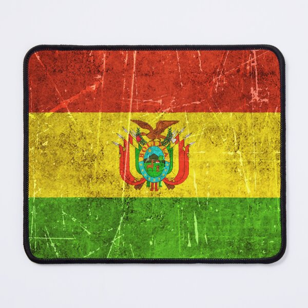 Item preview, Vintage Aged and Scratched Bolivian Flag designed and sold by JeffBartels.