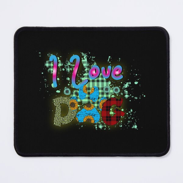Item preview, I love Dog The Dog Mama Mother Dog Lover Love Puppy Bulldog Boxer Bull Terrier Dad Best Pug Dad Pug Love Ever Gift Premium Apparel Funny Holiday Xmas designed and sold by DesignByHeartUK.