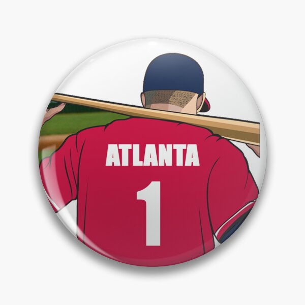 Item preview, Atlanta Baseball Jersey Number 1 Fan designed and sold by stinkylockers.