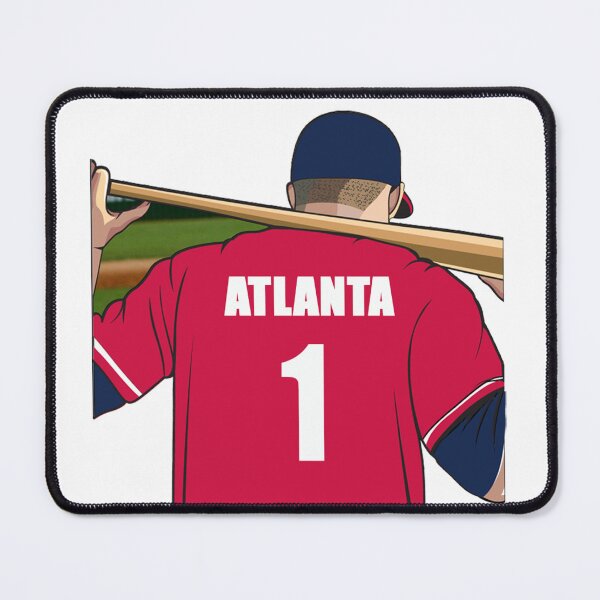 Item preview, Atlanta Baseball Jersey Number 1 Fan designed and sold by stinkylockers.