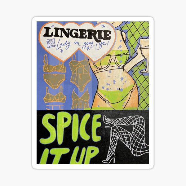 intimate apparel Sticker