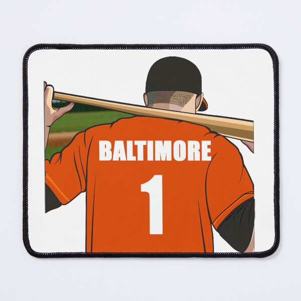 Item preview, Baltimore Baseball Jersey Number 1 Fan designed and sold by stinkylockers.
