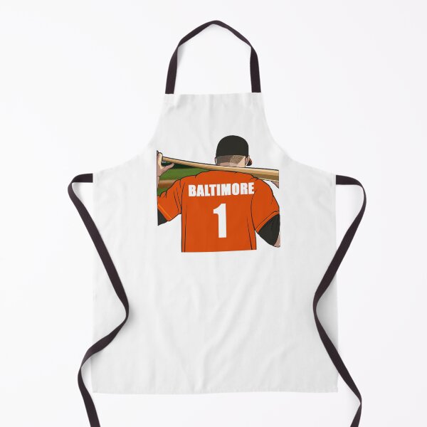 Item preview, Baltimore Baseball Jersey Number 1 Fan designed and sold by stinkylockers.