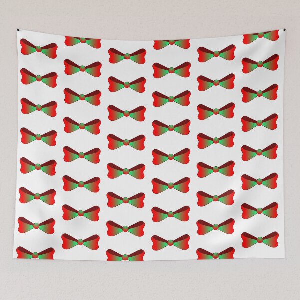 Item preview, Shiny Red and Green Christmas Bow  designed and sold by Deborah Camp.