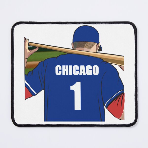 Item preview, Chicago Blue Baseball Jersey Number 1 Fan designed and sold by stinkylockers.