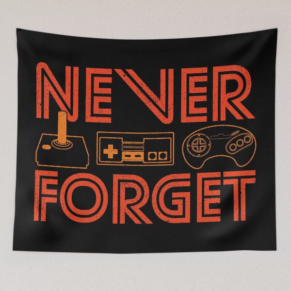 Item preview, Never Forget Retro Gaming designed and sold by sachpica.