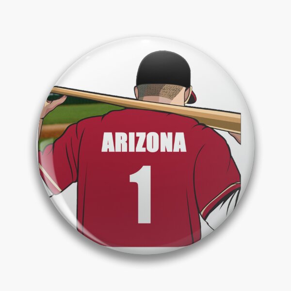 Item preview, Arizona Baseball Jersey Number 1 Fan designed and sold by stinkylockers.