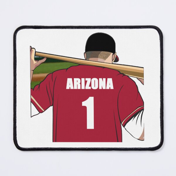 Item preview, Arizona Baseball Jersey Number 1 Fan designed and sold by stinkylockers.