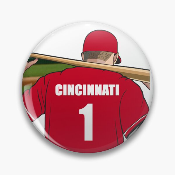 Item preview, Cincinnati Baseball Jersey Number 1 Fan designed and sold by stinkylockers.