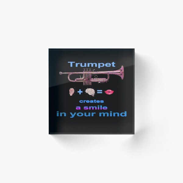 Item preview, Trumpet Creates a Smile in Your Mind designed and sold by MissMusica.