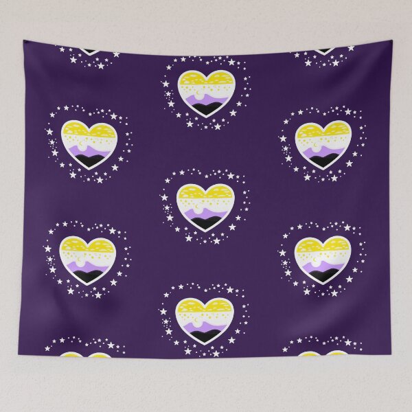 Item preview, Nonbinary Landscape Heart designed and sold by PHNDZMND.