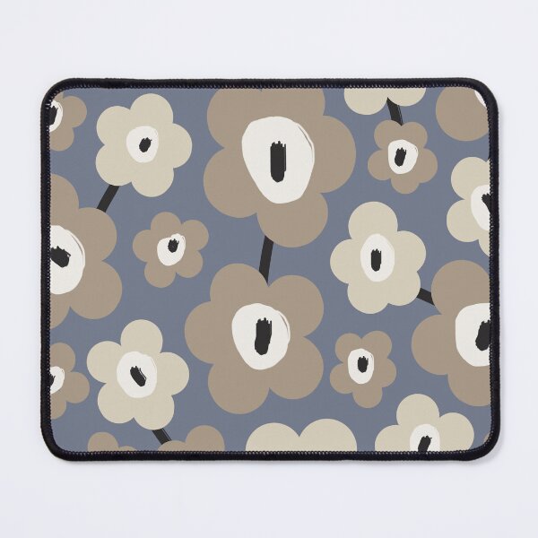 Item preview, Unique Scandinavian Floral Pattern in Gray, Blue and Beige designed and sold by Deutschic.