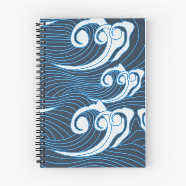 Item preview, Japanese Ocean Waves Seamless Pattern designed and sold by delikedesign.