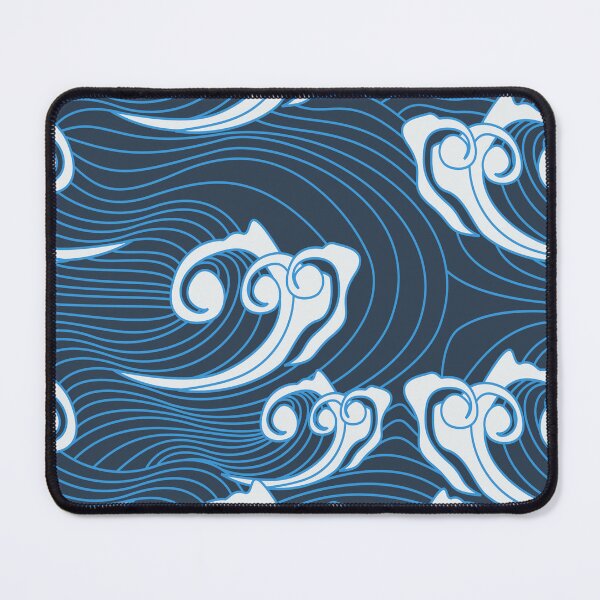 Item preview, Japanese Ocean Waves Seamless Pattern designed and sold by delikedesign.