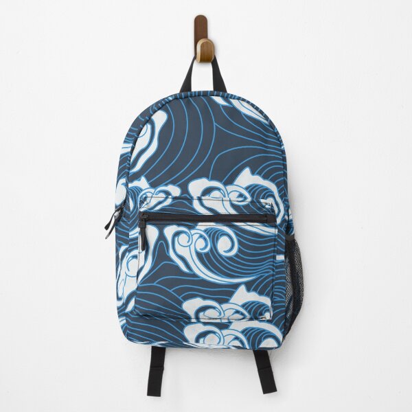 Item preview, Japanese Ocean Waves Seamless Pattern designed and sold by delikedesign.