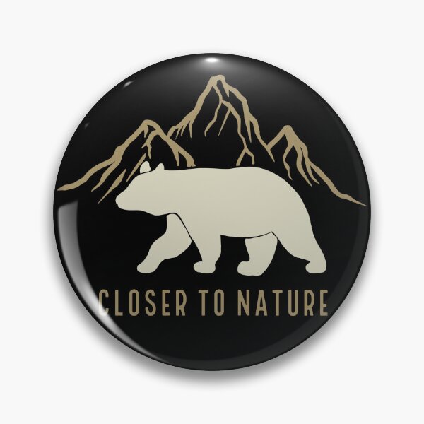 Item preview, Bear & Mountains | Closer To Nature | Camping & Outdoors   designed and sold by Ravenvine.