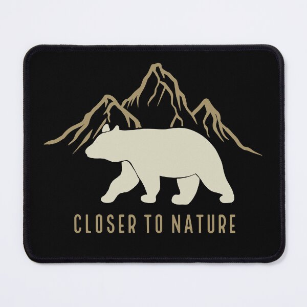 Item preview, Bear & Mountains | Closer To Nature | Camping & Outdoors   designed and sold by Ravenvine.