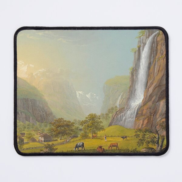 Item preview, The Staubbach in Lauterbrunnen Valley Canton Bern Johann Heinrich Bleuler Der Staubbach im Lauterbrunnenthal Canton Bern designed and sold by TeeARTHY.