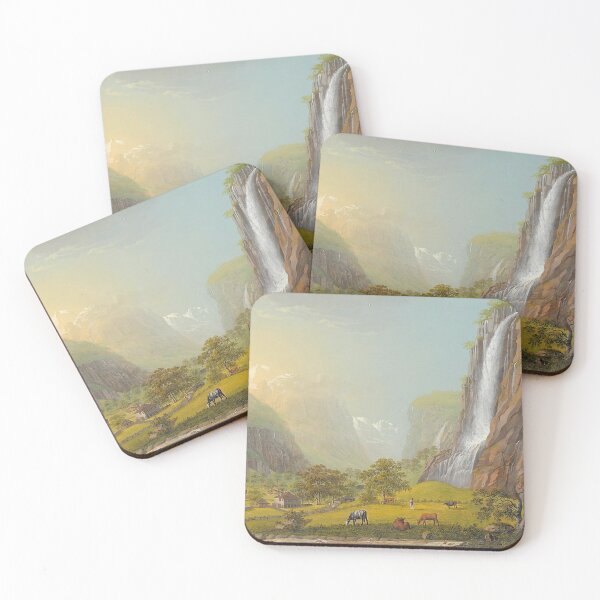 Item preview, The Staubbach in Lauterbrunnen Valley Canton Bern Johann Heinrich Bleuler Der Staubbach im Lauterbrunnenthal Canton Bern designed and sold by TeeARTHY.