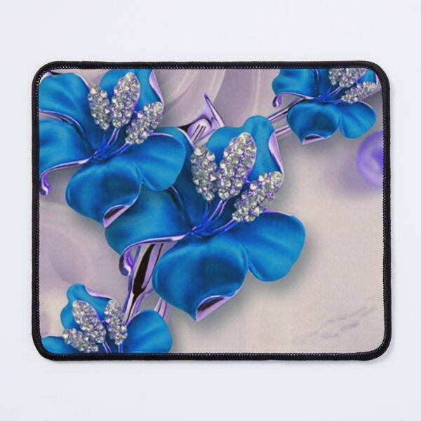Item preview, Blue flower with diamonds designed and sold by Gagilix.