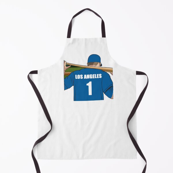 Item preview, Los Angeles Blue Baseball Jersey Number 1 Fan designed and sold by stinkylockers.