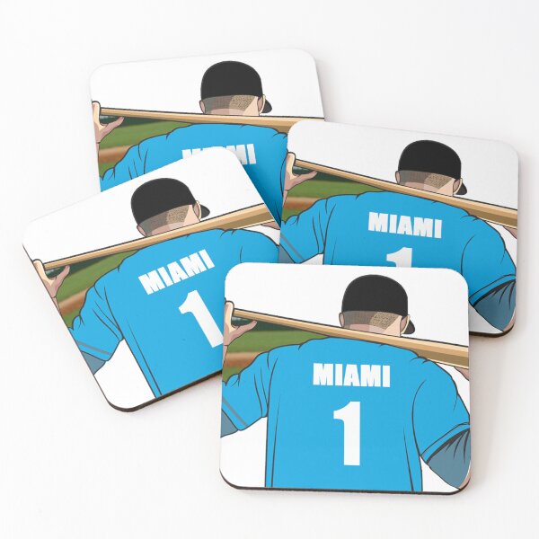 Item preview, Miami Baseball Jersey Number 1 Fan designed and sold by stinkylockers.