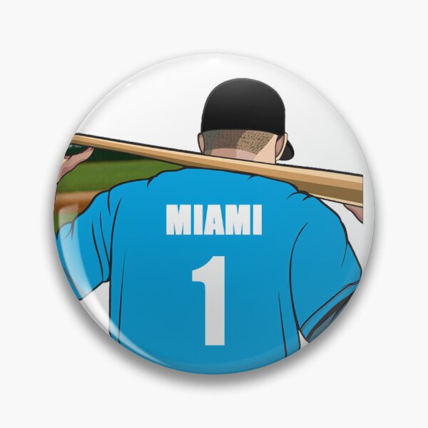 Artikelvorschau, Miami Baseball Jersey Nummer 1 Fan entworfen und verkauft von stinkylockers.