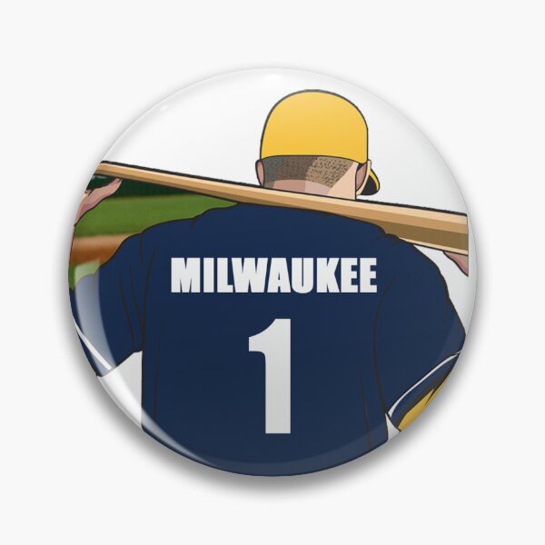 Item preview, Milwaukee Baseball Jersey Number 1 Fan designed and sold by stinkylockers.