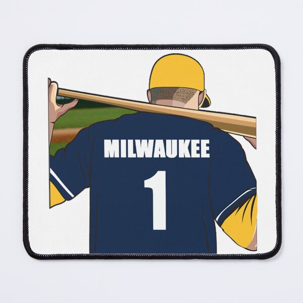 Item preview, Milwaukee Baseball Jersey Number 1 Fan designed and sold by stinkylockers.