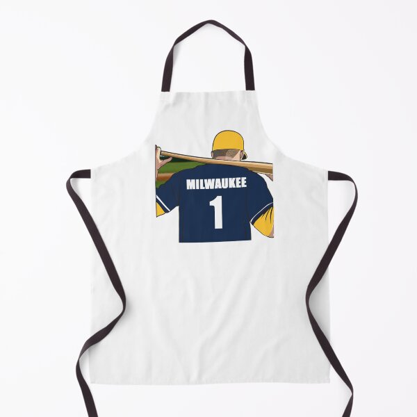 Item preview, Milwaukee Baseball Jersey Number 1 Fan designed and sold by stinkylockers.