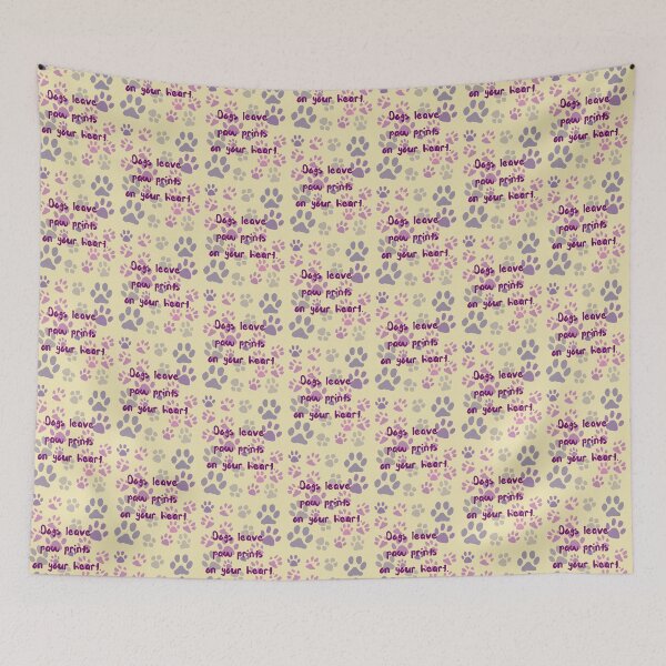 Item preview, Dogs leave pawprints on your heart.  designed and sold by kookycomet.