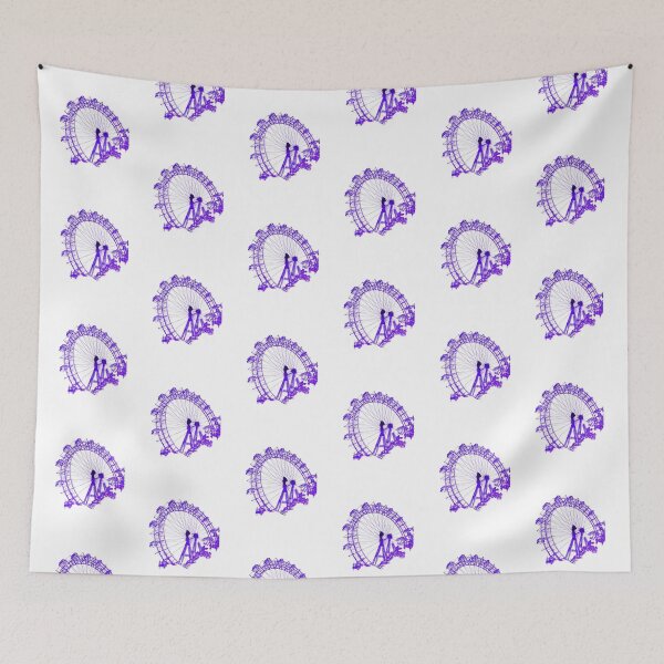Item preview, Vienna Ferris Wheel in the Prater, landmark of Vienna, Austria in purple designed and sold by karlsageder.