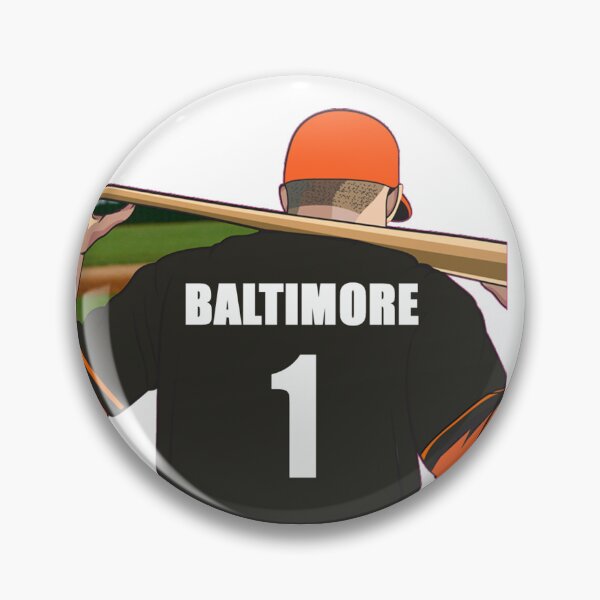 Item preview, Baltimore Baseball Jersey Number 1 Fan designed and sold by stinkylockers.