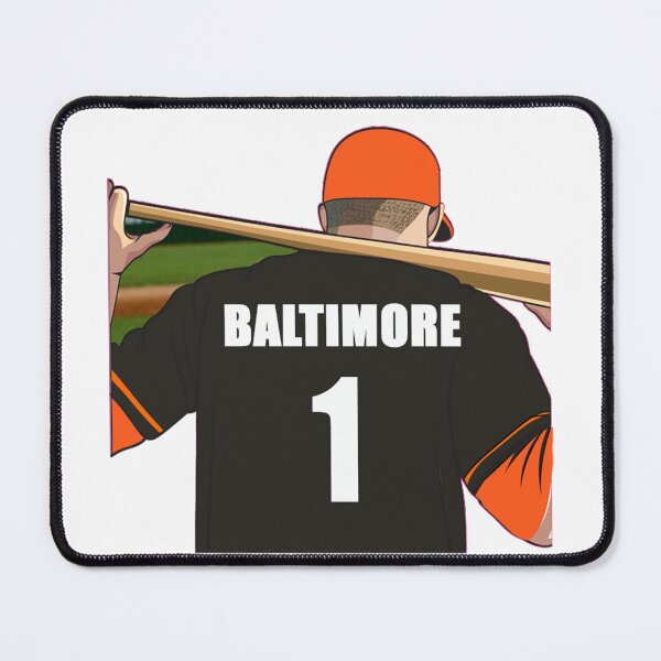 Item preview, Baltimore Baseball Jersey Number 1 Fan designed and sold by stinkylockers.