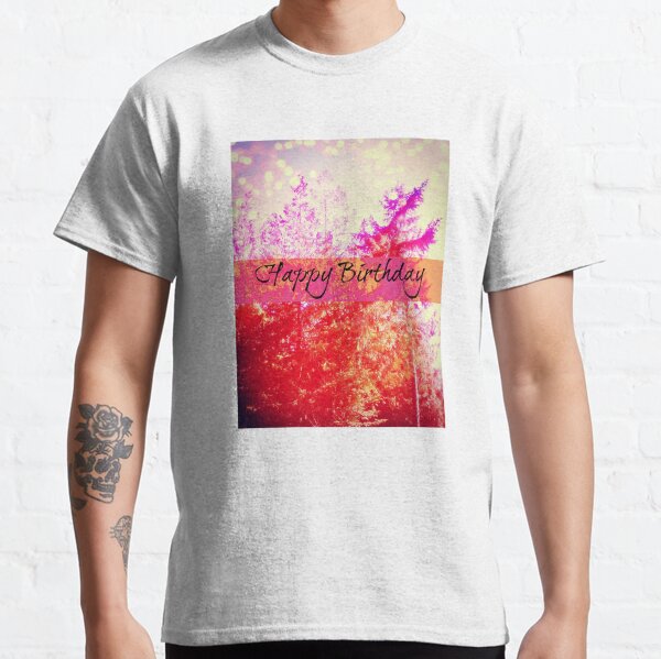 Happy Birthday Sparkling Treetops Classic T-Shirt