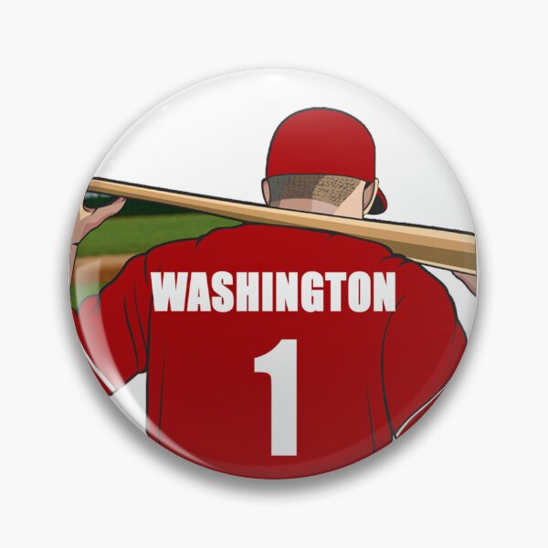Artikelvorschau, Washington Baseball Jersey Nummer 1 Fan entworfen und verkauft von stinkylockers.
