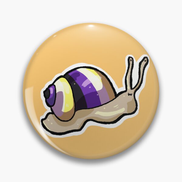 Item preview, Nonbinary Pride Snail designed and sold by ToothAndSnail.
